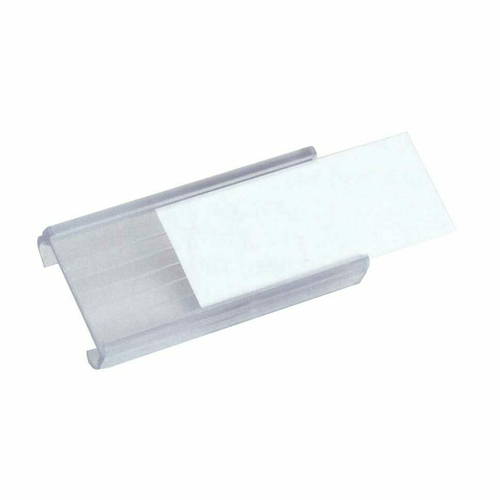 EFI 3 Shelf Tag Label Holders with Clips - Durable Retail Display Organizers for Pricing, Promotions & Product Information - Perfect for Supermarkets, Warehouses & Retail Stores