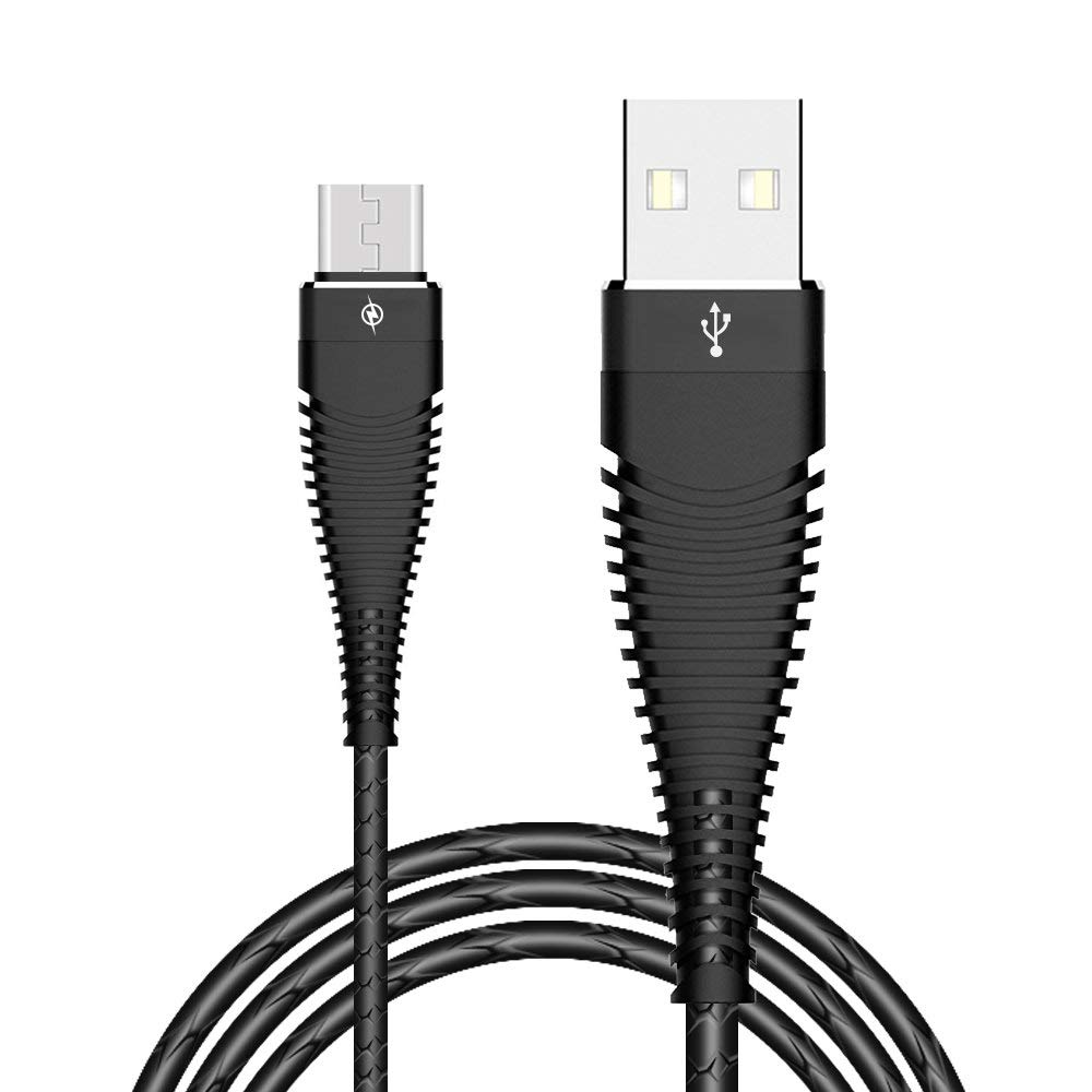 Durable Micro USB Cable 3.3ft Fast Charging & Data Sync - Reinforced Nylon Braided, Flexible & Tangle-Free for iNoi Kphone & Android Devices - Perfect for Home, Office & Travel Charging