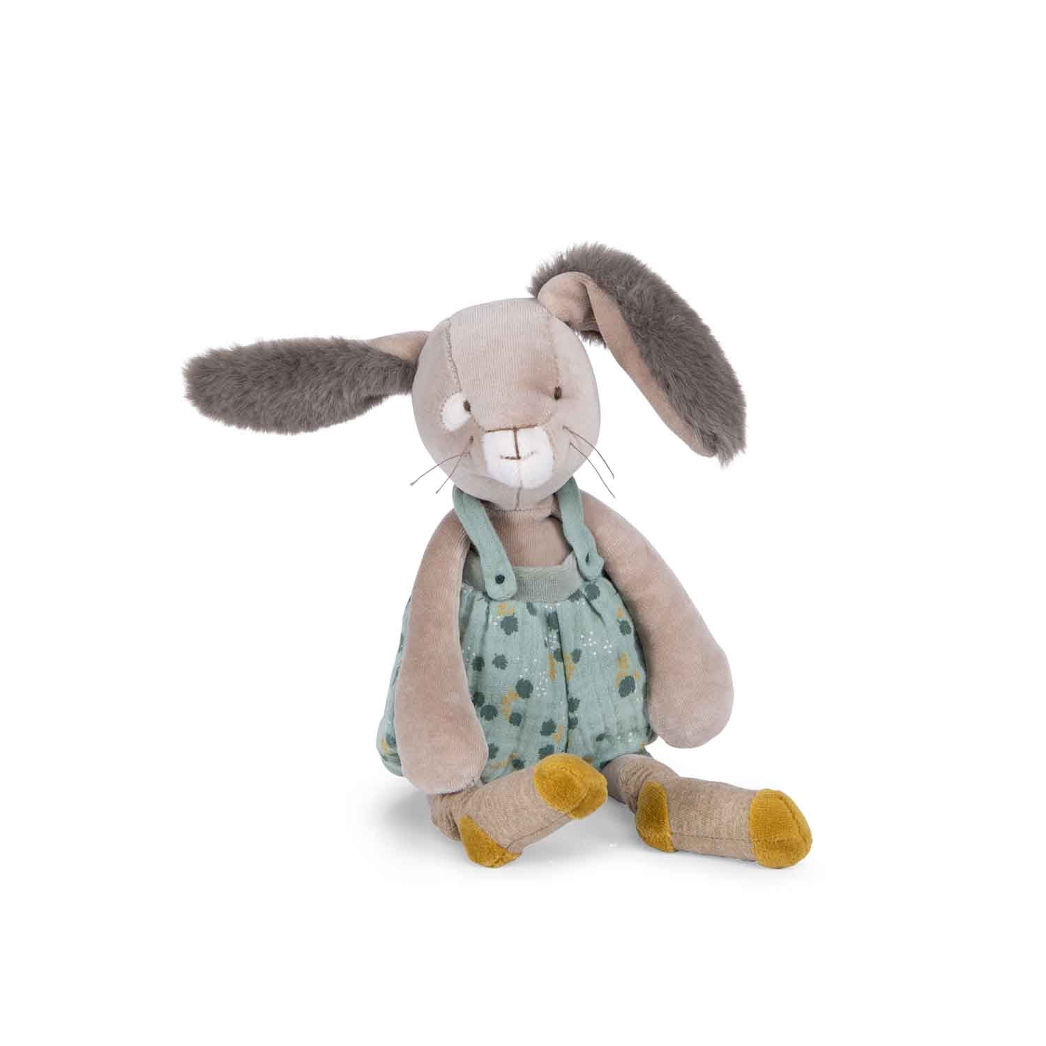 Three Little Rabbits Sage Bunny Medium Stuffed Animal - Soft Plush Toy for Kids, Nursery Decor, Baby Shower Gift, and Easter Bunny Collection