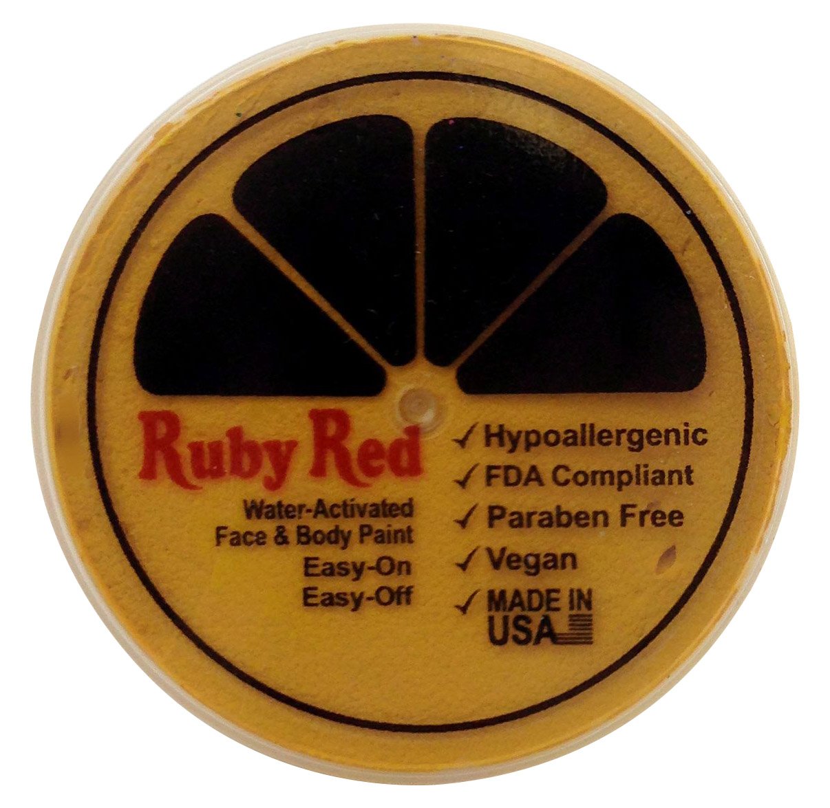 Ruby Red Face Paint for Halloween & Cosplay - 75ML Water-Based, Non-Toxic, Vibrant Color - Perfect for Costume Parties, Theater Makeup & Body Art