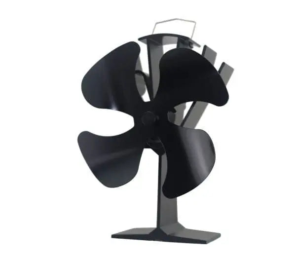Fiedyka Eco-Friendly Wood Stove Fan - Efficient Heat Distribution for Fireplace, Camping & Home Heating - Silent & Self-Powered Stove Top Fan for Better Warmth Circulation