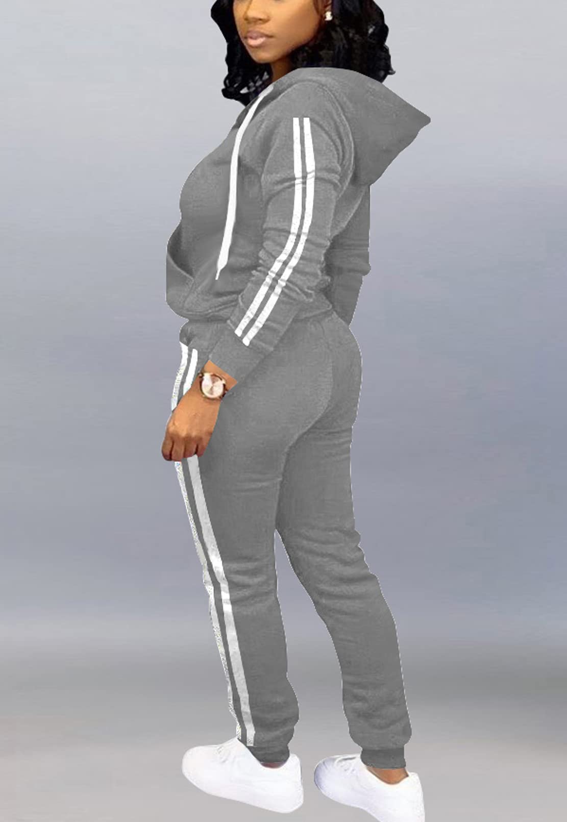 Mrskoala Women's 2-Piece Tracksuit Set - Soft Jogging Outfit with Pockets for Workout, Running & Lounge Wear | Gym, Yoga, Travel & Casual Comfort
