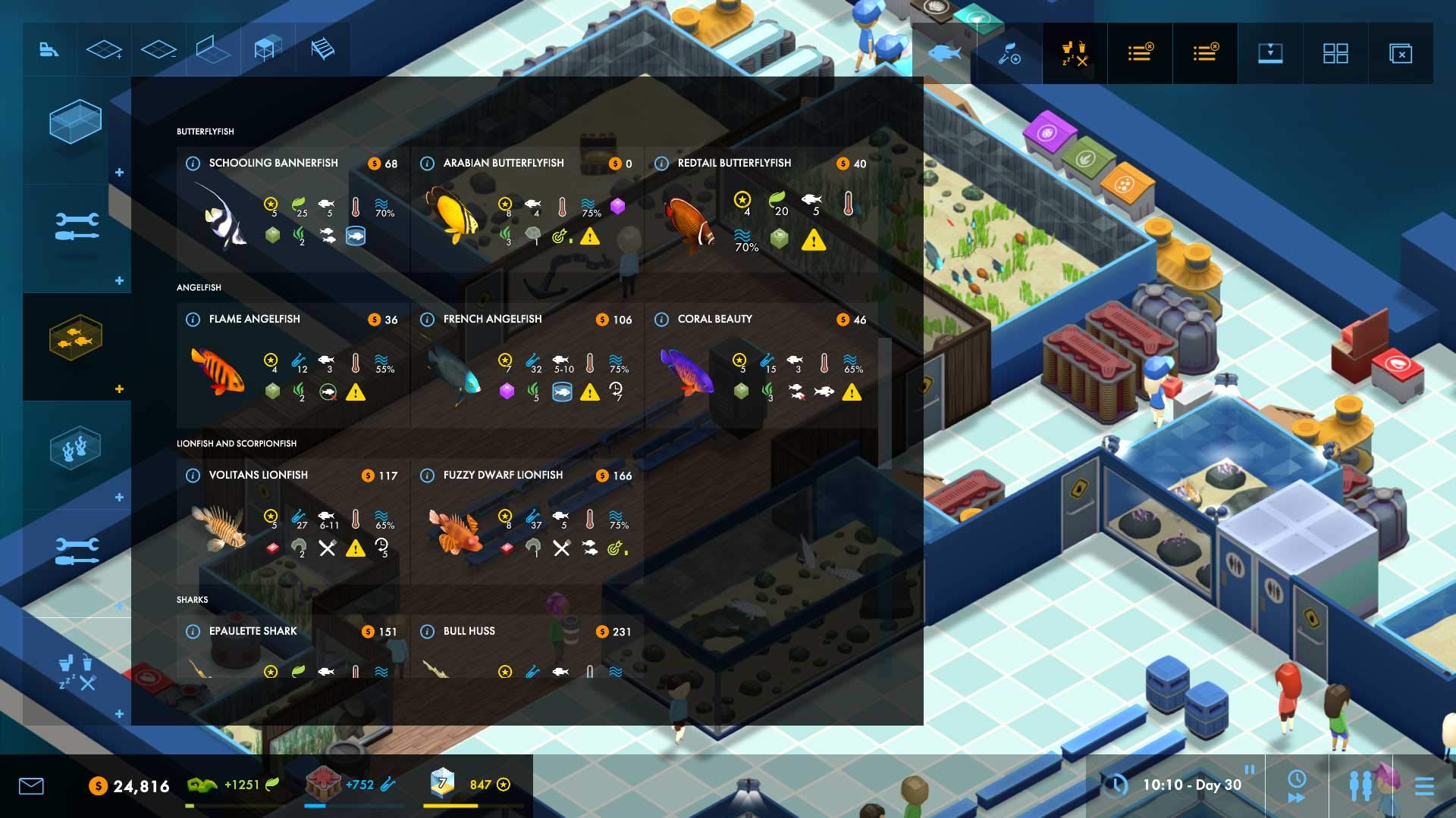 Megaquarium PC DVD Game - Build & Manage Your Dream Aquarium - Perfect for Simulation & Strategy Game Lovers | Play at Home or Office