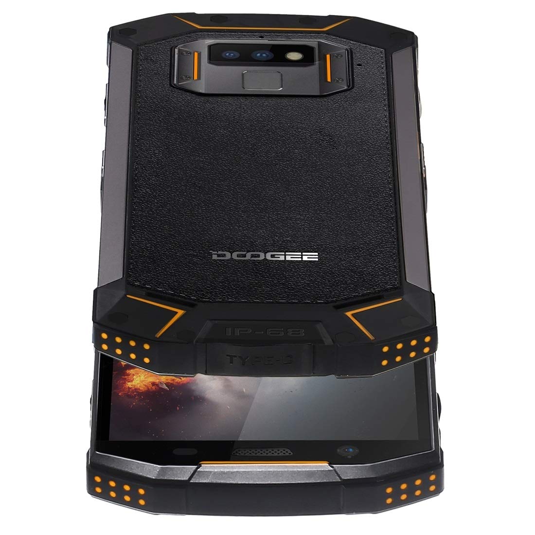 S70 Rugged Smartphone 6GB+64GB - IP68/IP69K Waterproof, Dustproof, Shockproof - MIL-STD-810G Certified - 5500mAh Long Battery Life - Dual Rear Cameras - Fingerprint Unlock - 5.99