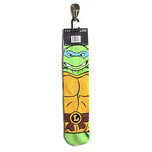 Odd Sox Nickelodeon TMNT Teenage Mutant Ninja Turtles Retro 90s Cartoon Socks - Fun Novelty Socks for Men & Women - Perfect for Cosplay, Gifts, and 90s Nostalgia Fans