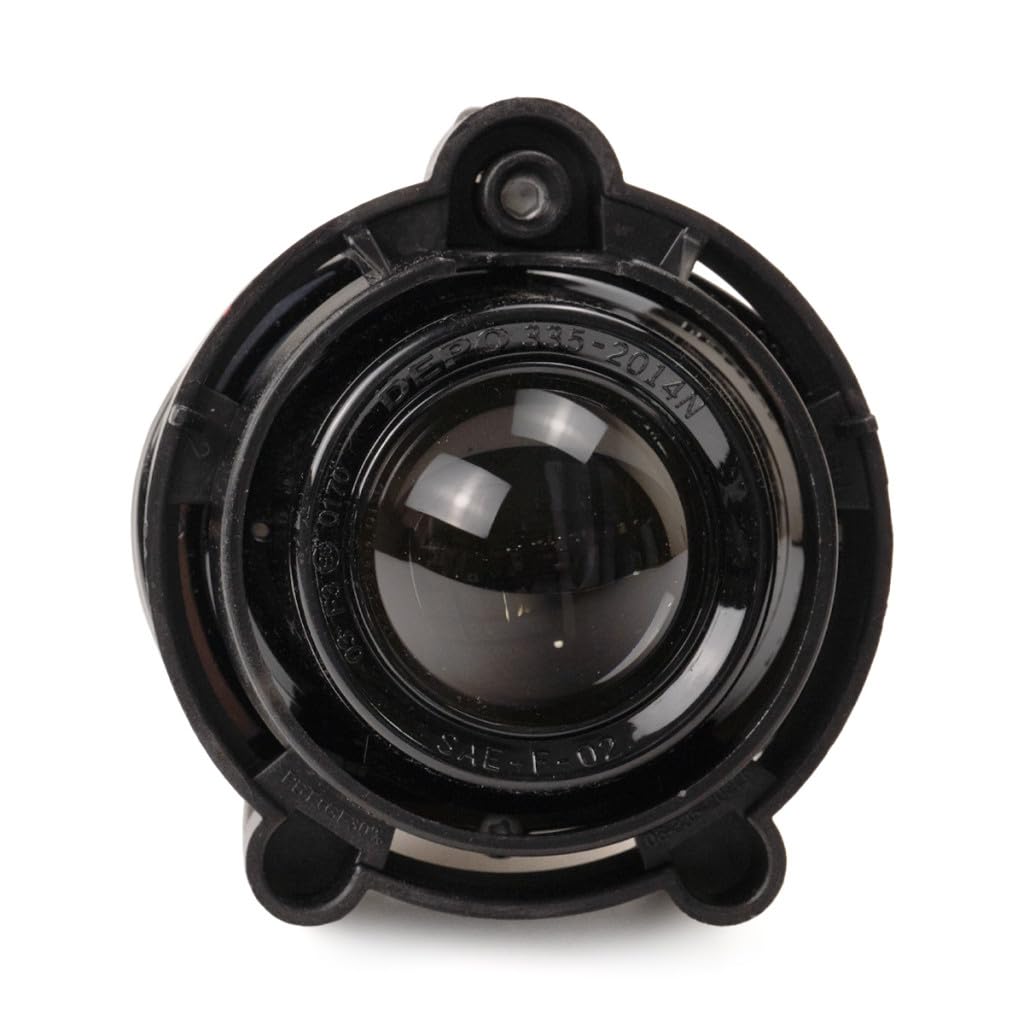 2006-2007 Chevy Monte Carlo Fog Light Assembly - Driver or Passenger Side Replacement | DOT Certified | Includes Bulbs | Compatible with GM2593157 & 10335108 | Perfect for Night Driving & Enhanced Visibility