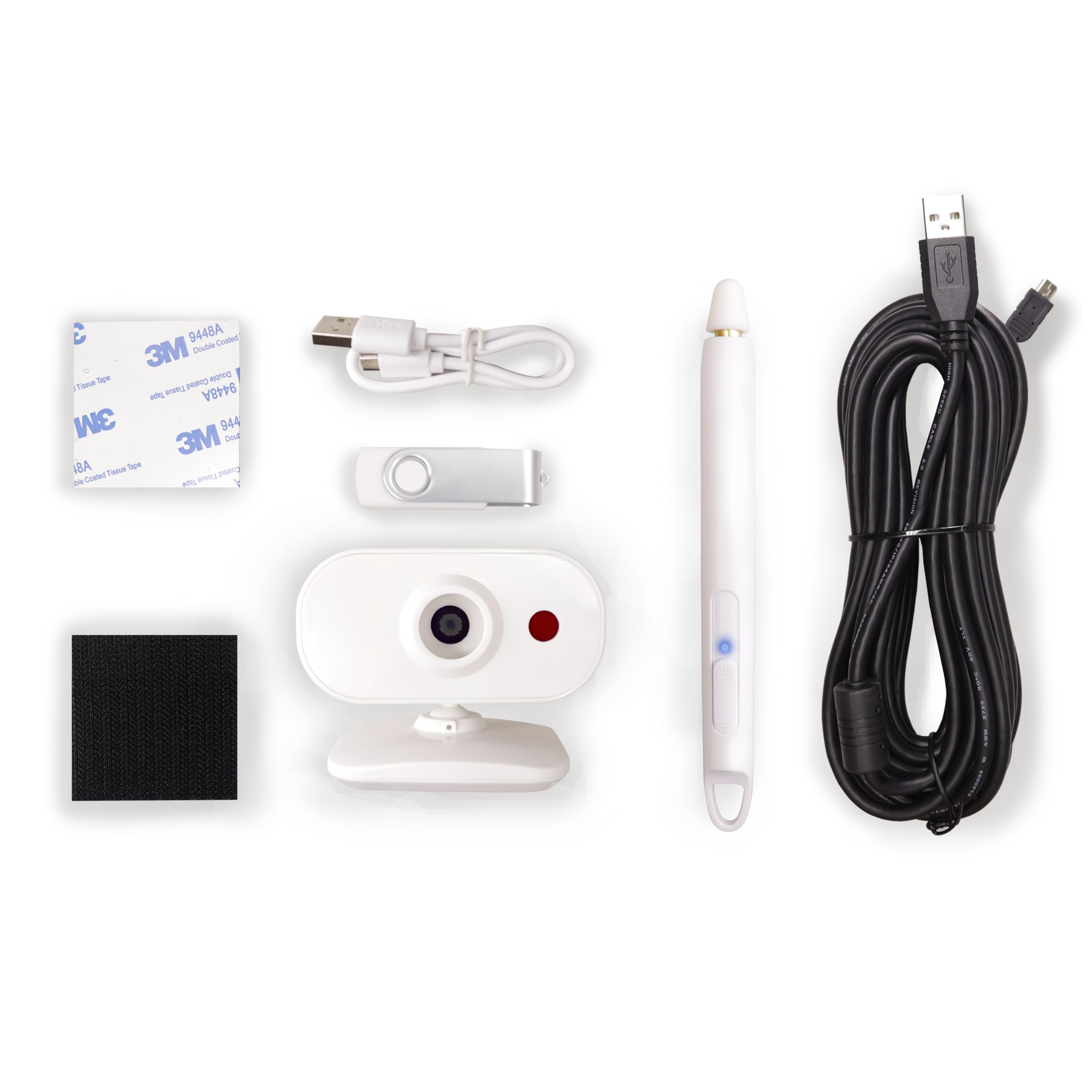 Portable Interactive Whiteboard for Teaching & Meetings - Windows Compatible Smart Whiteboard for Classroom, Office & Remote Learning | Ideal for Teachers, Presenters & Online Education