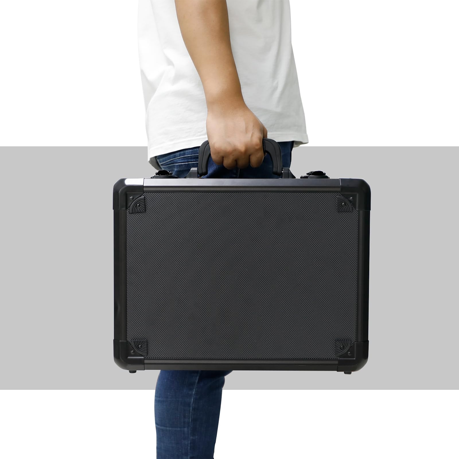 Premium Hard Travel Case for Starlink Mini Dish - Shockproof Protective Storage with Custom Cut Foam | Perfect for Camping, RV Trips & Outdoor Adventures