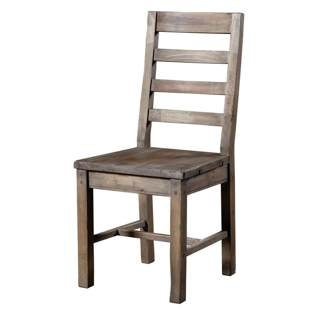 Premium Sundried Dining Chair - Settler SRD007 SD - Modern Rustic Wooden Chair for Kitchen, Dining Room, Patio & Outdoor Entertaining