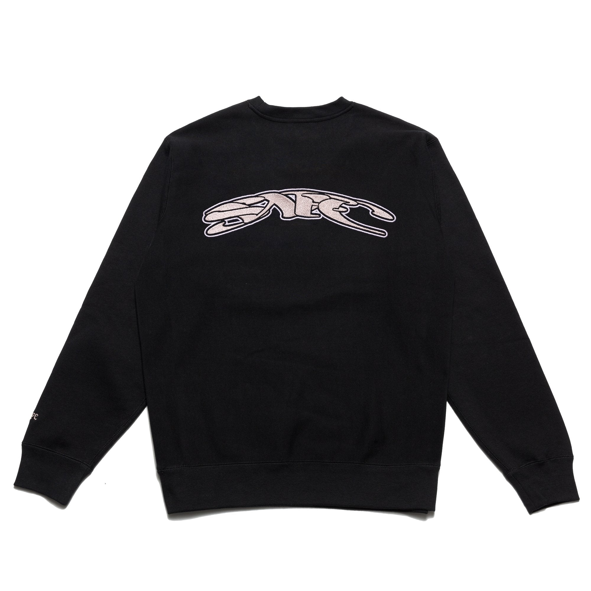 Chrystie NYC x Soho Warriors SWFC Twisted Logo Crewneck Sweatshirt - Black | Streetwear Fashion for Urban Style & Casual Wear