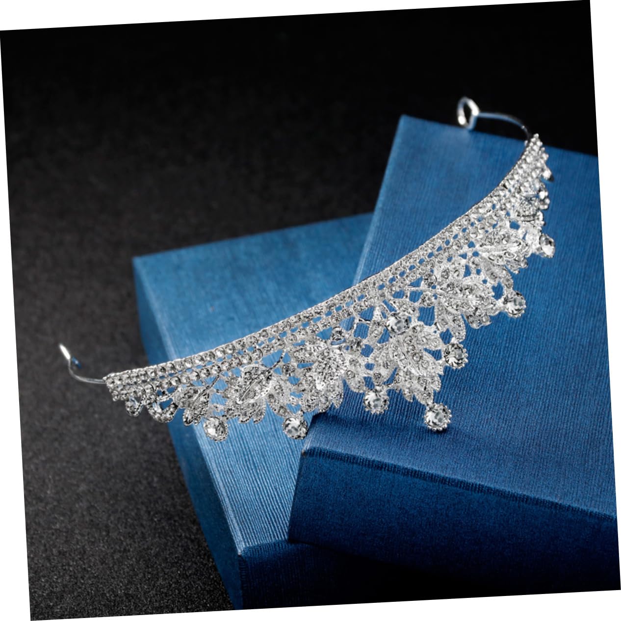 Elegant 3-Piece Rhinestone Bridal Headband Set for Women – Pearl Tiara Crown & Hair Accessories for Wedding, Prom, and Fairytale Princess Themed Events | Perfect for Brides, Bridesmaids, and Special Occasions