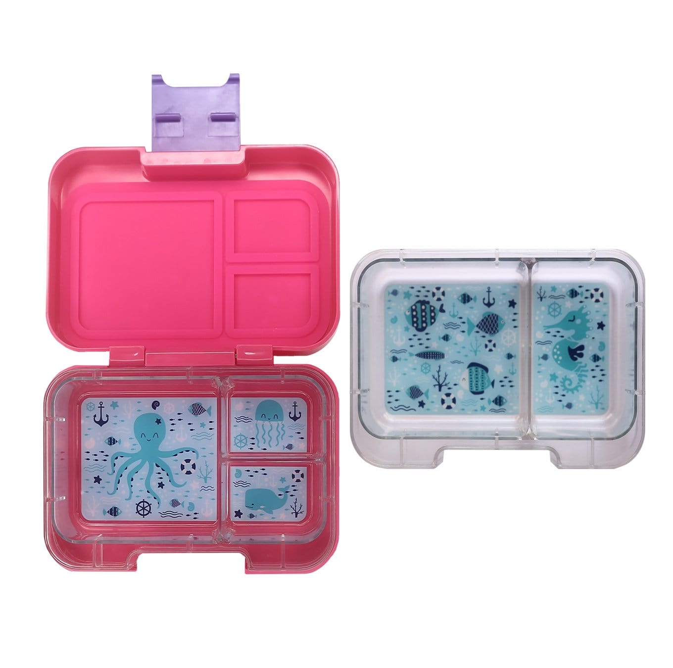 Munchbox Munchi Snack Size Pink Sunset - Portable Snack Container for Kids Lunch, School, Travel & On-the-Go Healthy Eating