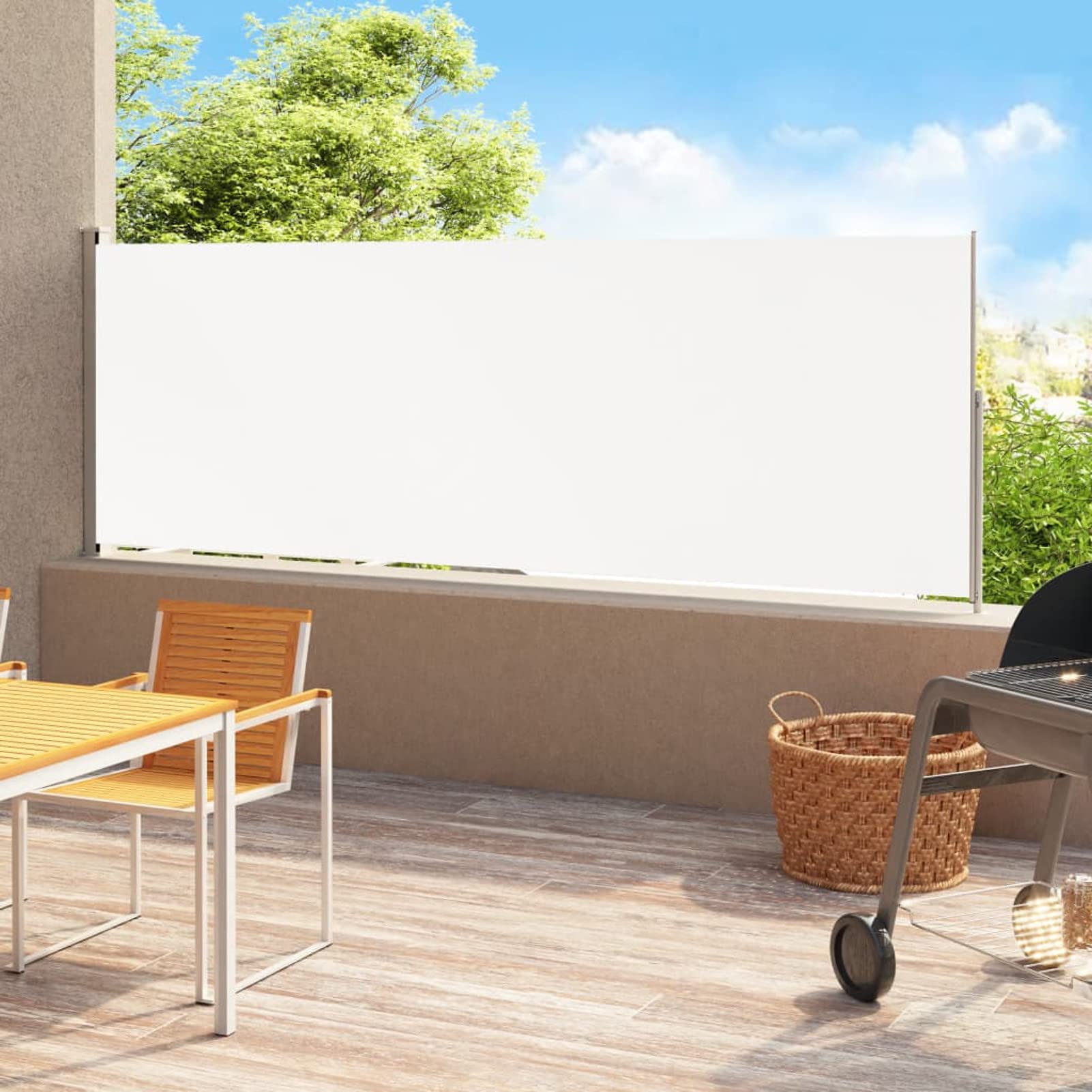 Mogou Manual Retractable Patio Awning 70.9