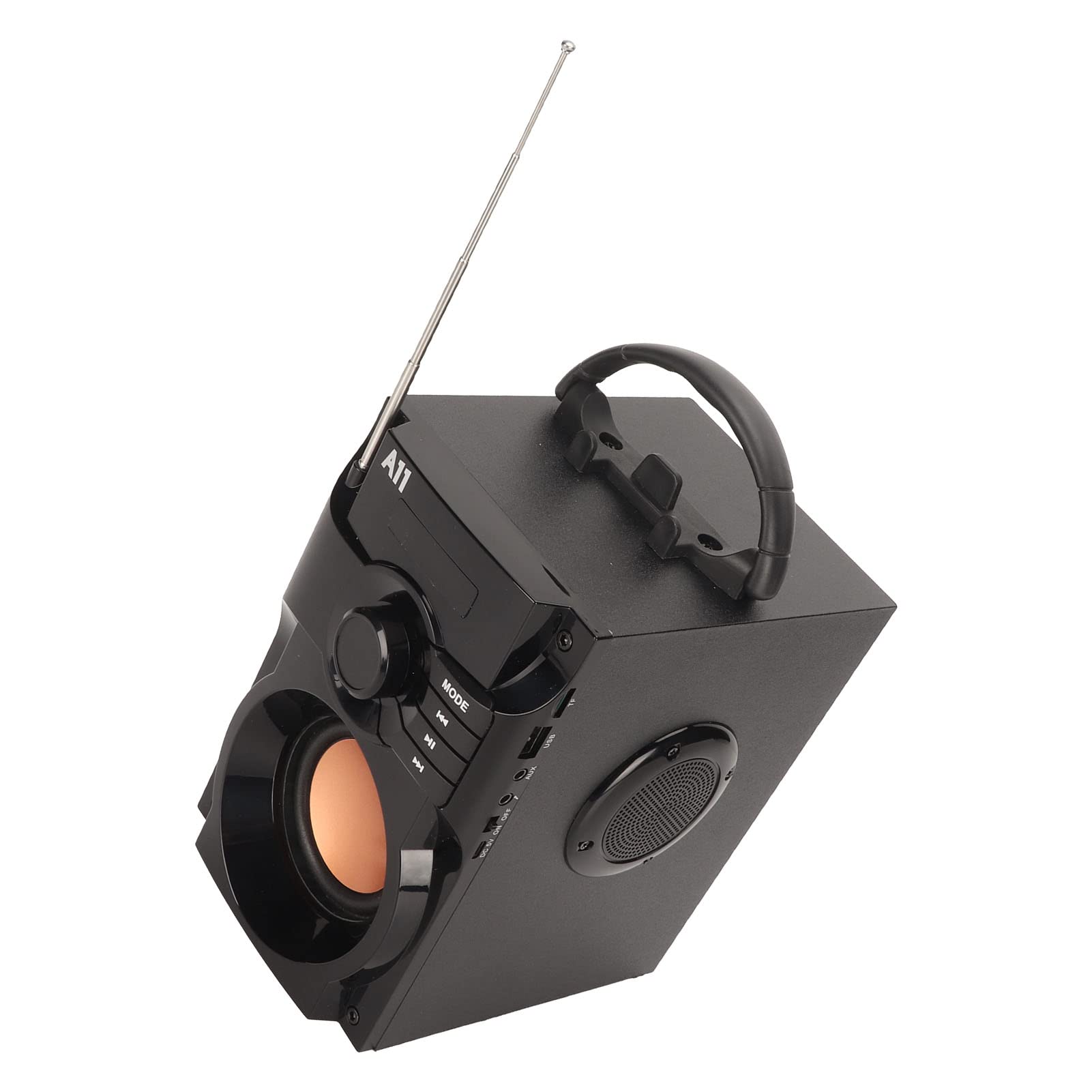 Portable Wireless Bluetooth Speaker with FM Radio, Deep Bass & Subwoofer - 4 Units Bluetooth 5.0 for Outdoor Parties, Beach, Camping & Home Entertainment