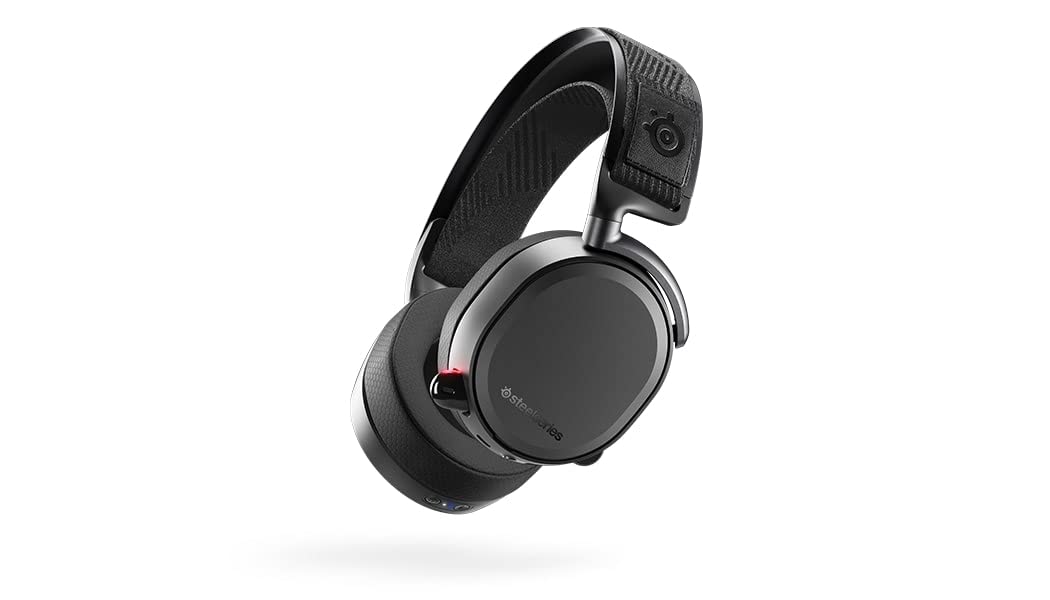 SteelSeries Arctis Pro Wireless Gaming Headset with Hi-Res Audio, Dual Wireless (2.4GHz & Bluetooth), Dual Battery System - Premium Wireless Headphones for PC, PS5, Xbox & Mobile Gaming