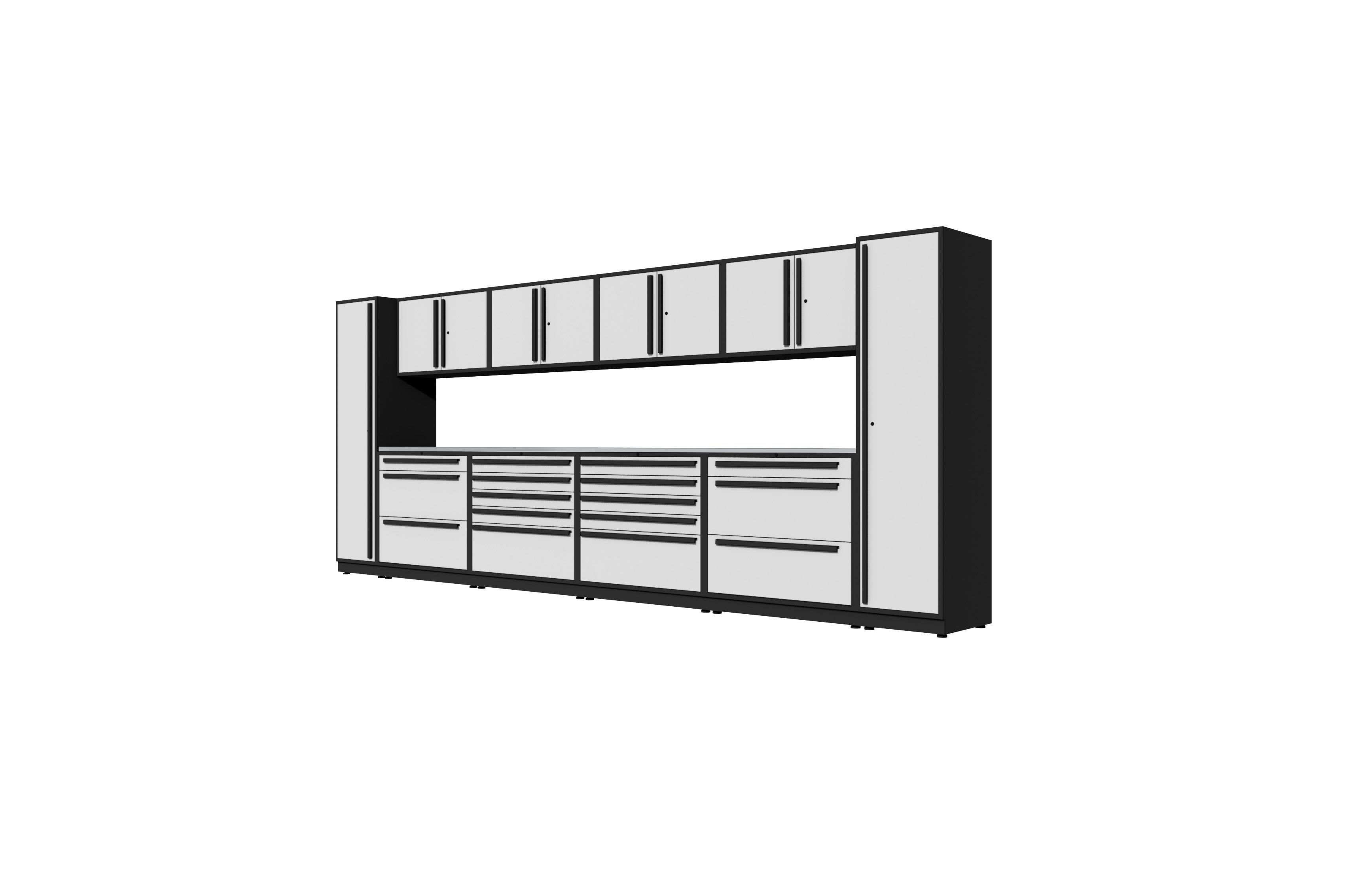 ProSlat Fusion Plus 200 Single Door Locker - Preconfigured Storage Array for Garage, Warehouse & Workshop Organization