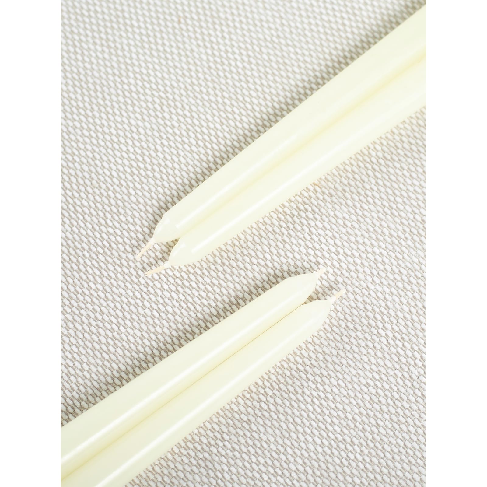 Ivory Taper Candles 8