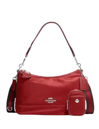 Coach Ellis Shoulder Bag for Women - Genuine Leather Crossbody Purse with Adjustable Strap - Perfect for Work, Travel & Everyday Use