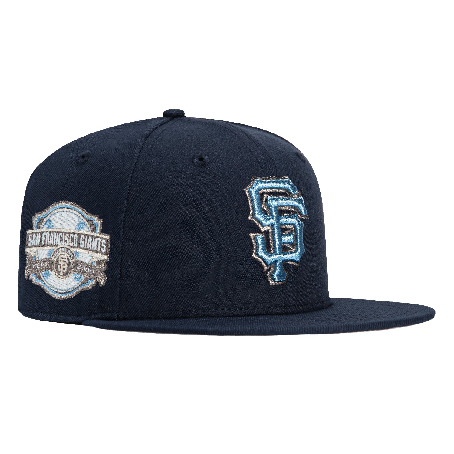New Era 59Fifty Galaxy Pack San Francisco Giants 2000 Inaugural Patch Snapback Hat - Navy Blue Baseball Cap for Men - Perfect for Games, Collecting & Streetwear Fashion