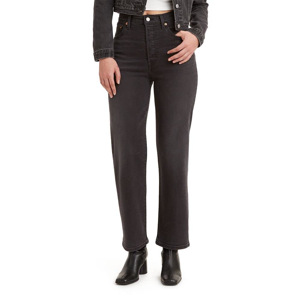Levi's Women's Ribcage Straight Ankle Jeans - High Waist Slim Fit Denim Pants for Casual Wear & Everyday Outfits