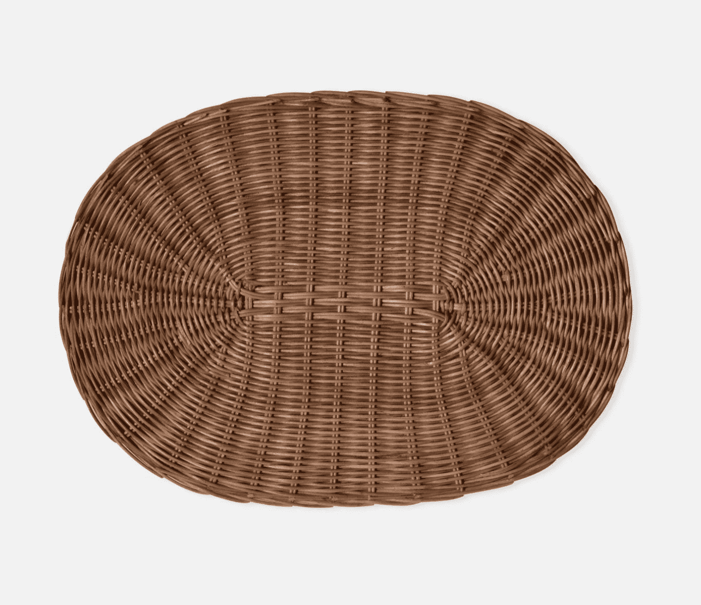 Premium Tisbury Rattan Placemats Set of 4 - Round or Oval Natural Fiber Table Mats for Dining, Kitchen, and Outdoor Entertaining