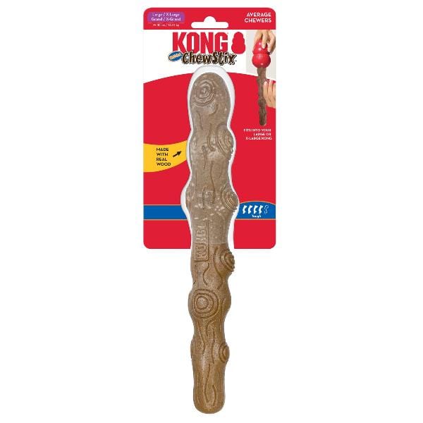 Durable KONG Chewstix Mega Stick Dog Chew Toy for Aggressive Chewers - Perfect for Large Dogs & Playtime Fun