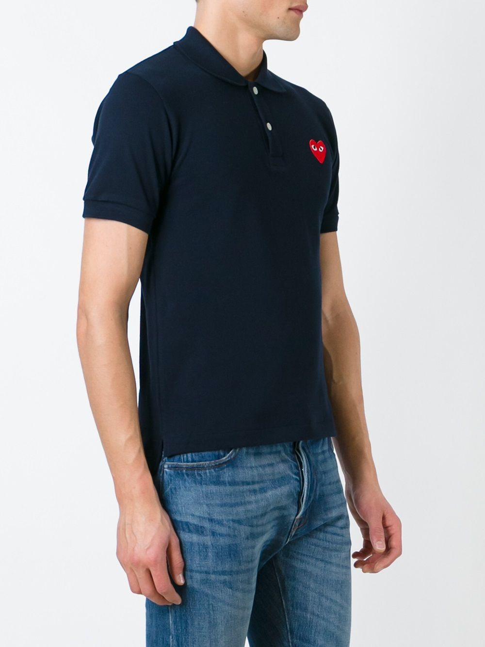 Comme des Garcons Blue T-Shirts & Polos for Men - Stylish Casual Wear for Everyday Outfits