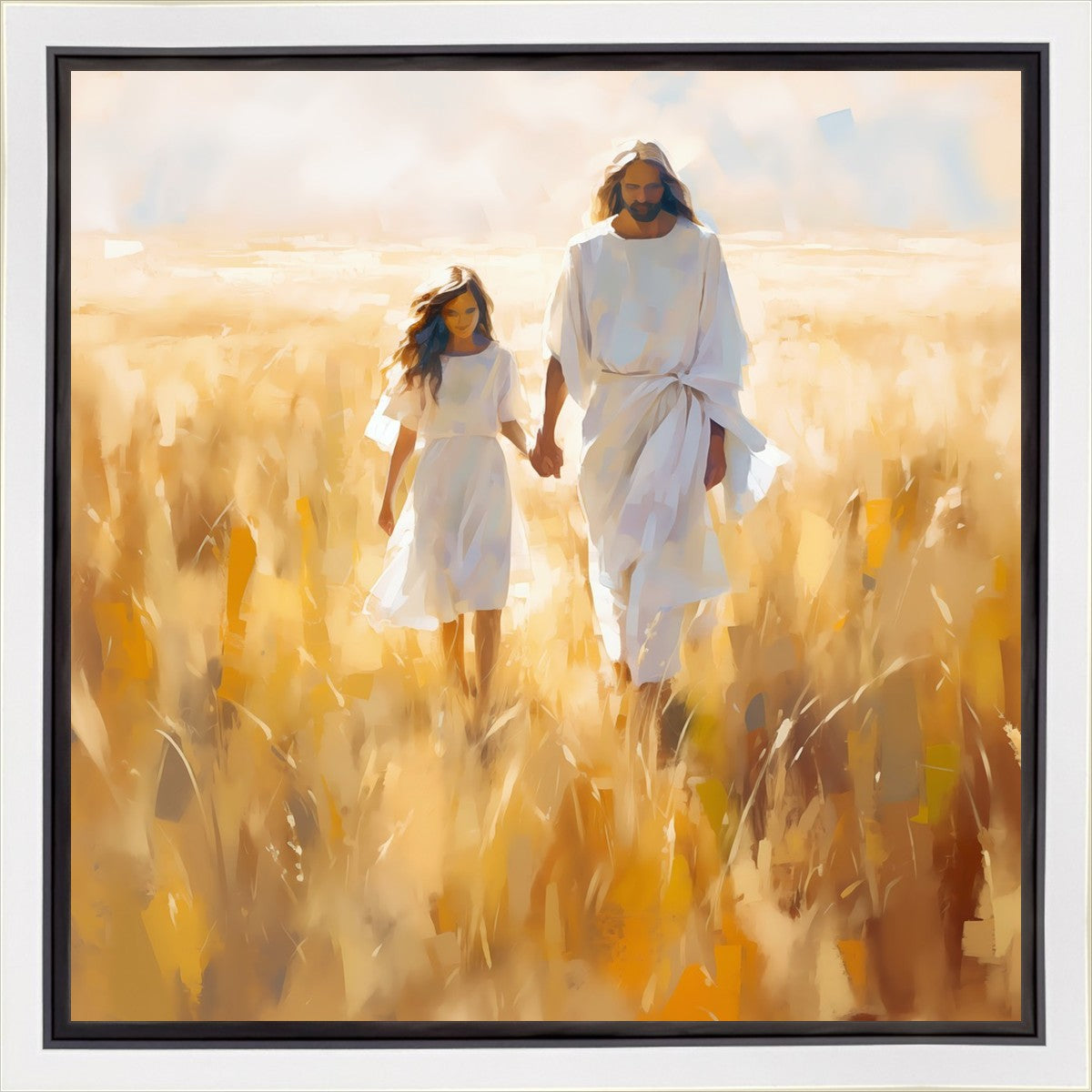 Come Follow Me Gallery Wrap - Premium Canvas Wall Art for Home & Office Decor - Perfect for Living Room, Bedroom, and Church Inspirational Decor