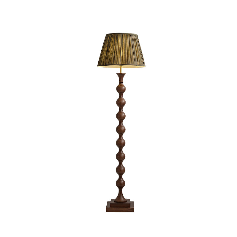 Elegant Beaded Column Floor Lamp - Modern Home Decor for Living Room, Bedroom & Office - Stylish Lighting for Relaxation & Ambiance
