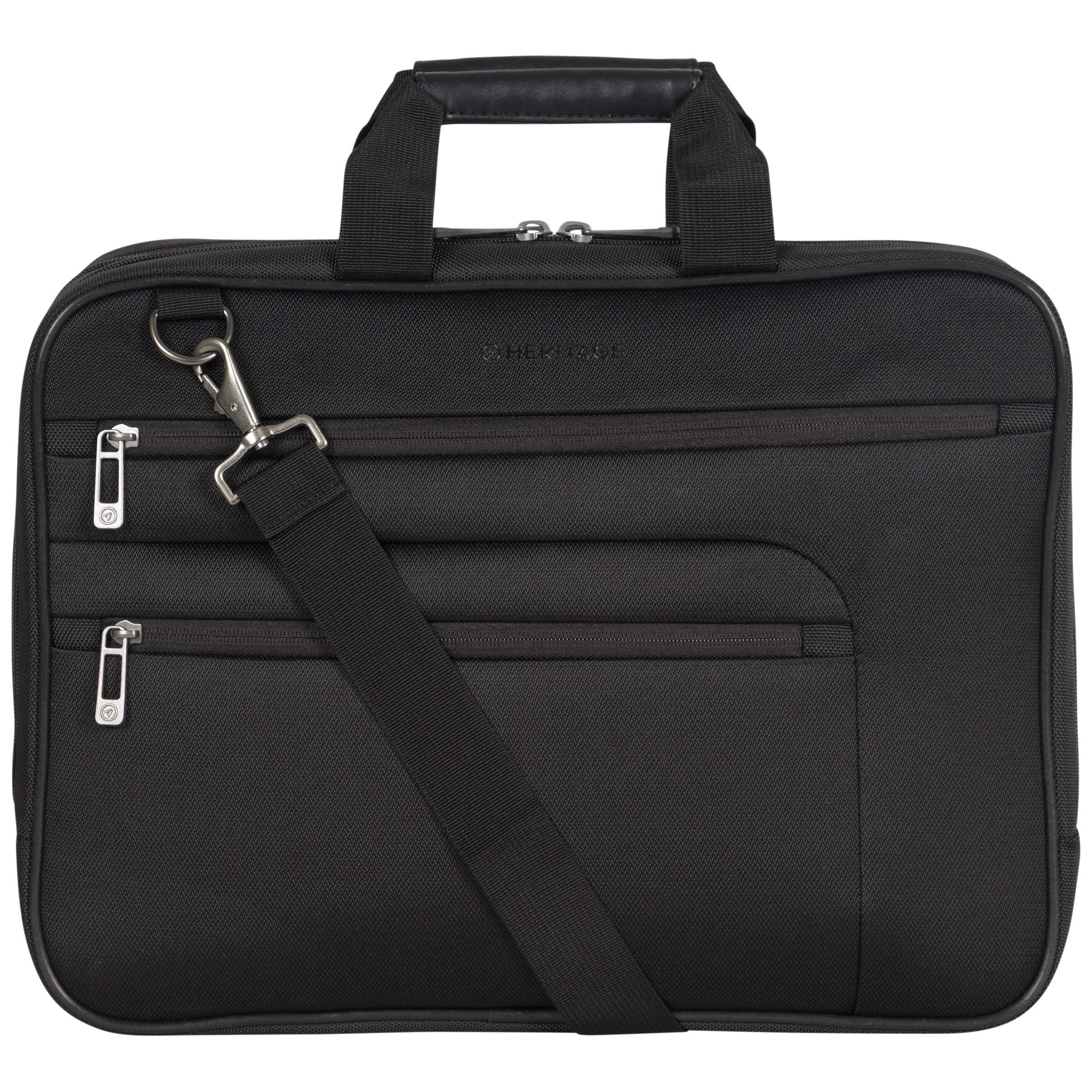 Heritage Travelware Laptop & Tablet Business Case - Professional Computer Portfolio Bag for Work & Travel - Durable Briefcase for Business Meetings, Office Commute & Airplane Carry-On