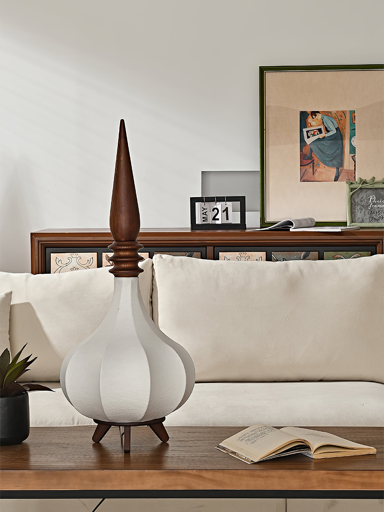 Modern Cassia Floor Lamp - Adjustable Standing Light for Living Room, Bedroom & Office - Warm White LED Reading Light with Remote Control & Touch Dimmer - Perfect for Cozy Nights & Home Decor