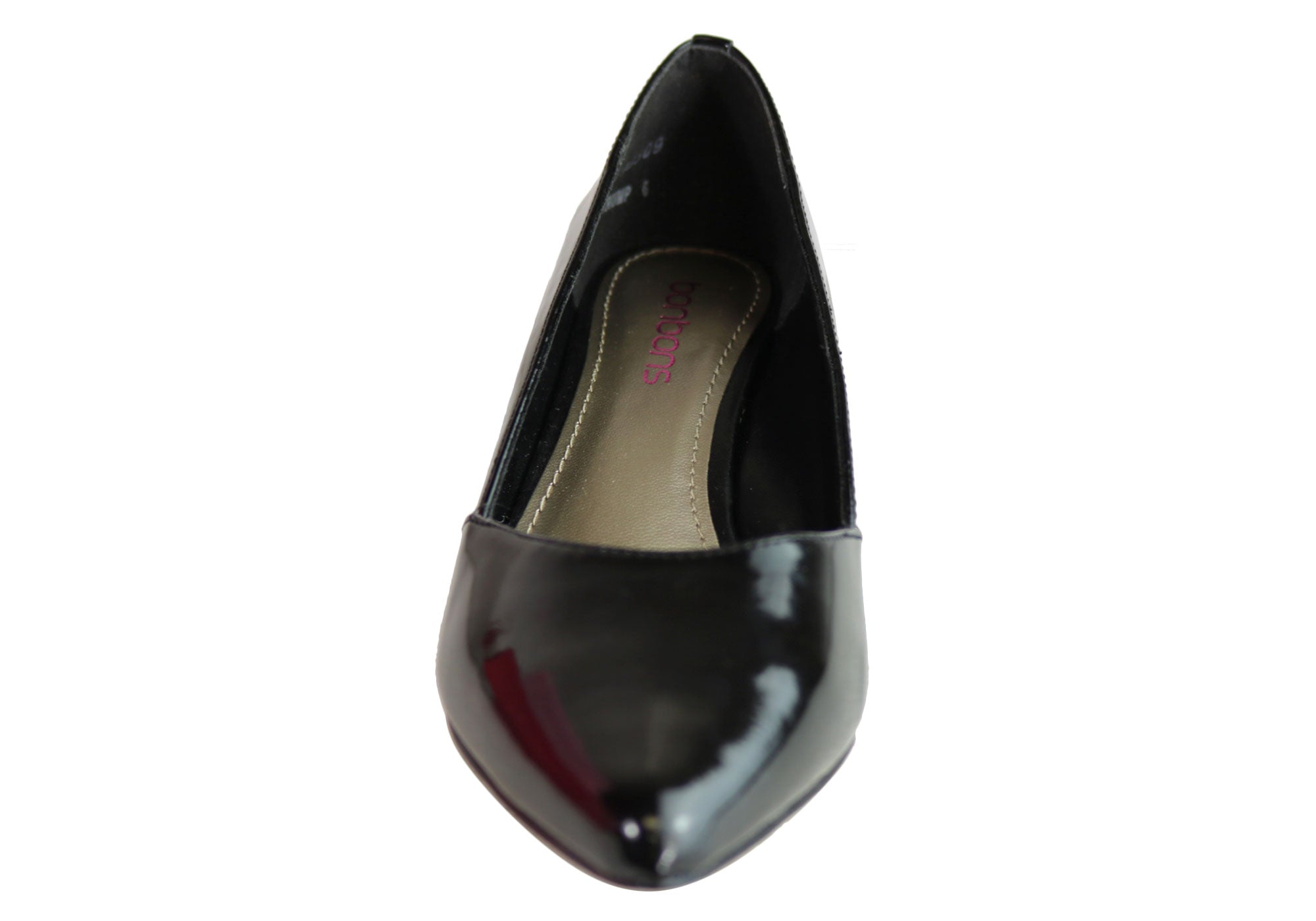 Bonbons Trump Women's Comfortable Mid Heel Pointed Toe Pump Shoes - Elegant Office & Party Dress Shoes for Professional Women