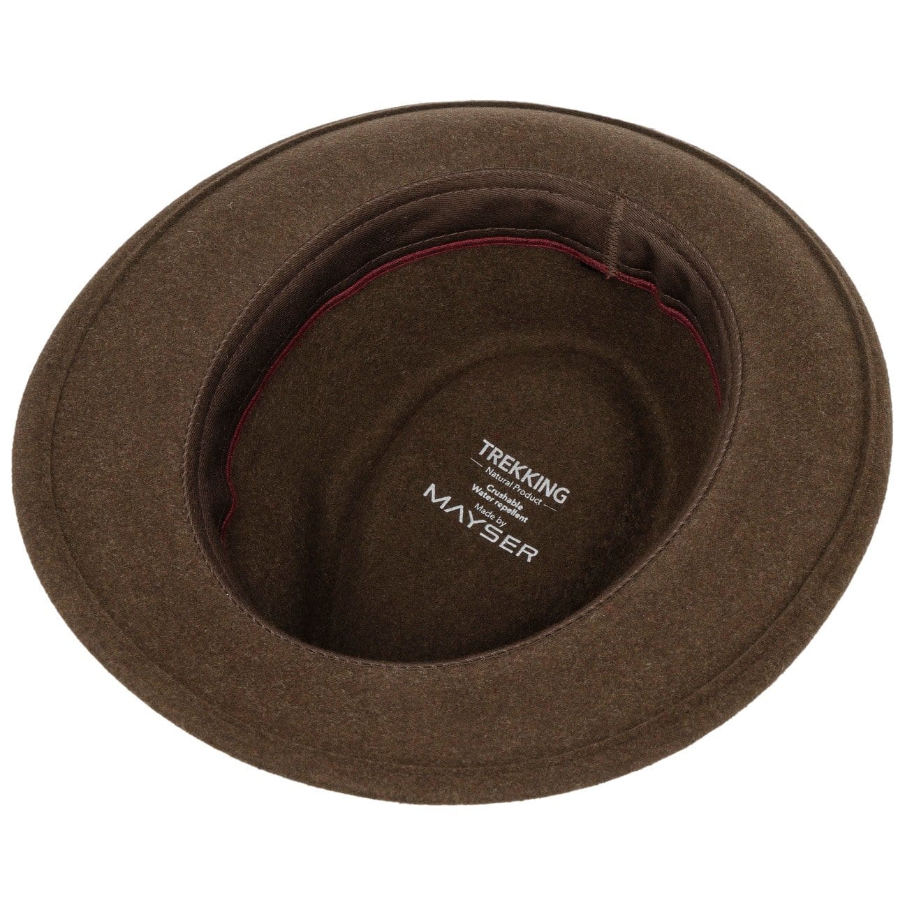Stylish Maleo Stripes Trilby Wool Hat by Mayser - Classic Men's Winter Fashion Accessory for Outdoor Events, Weddings & Casual Wear