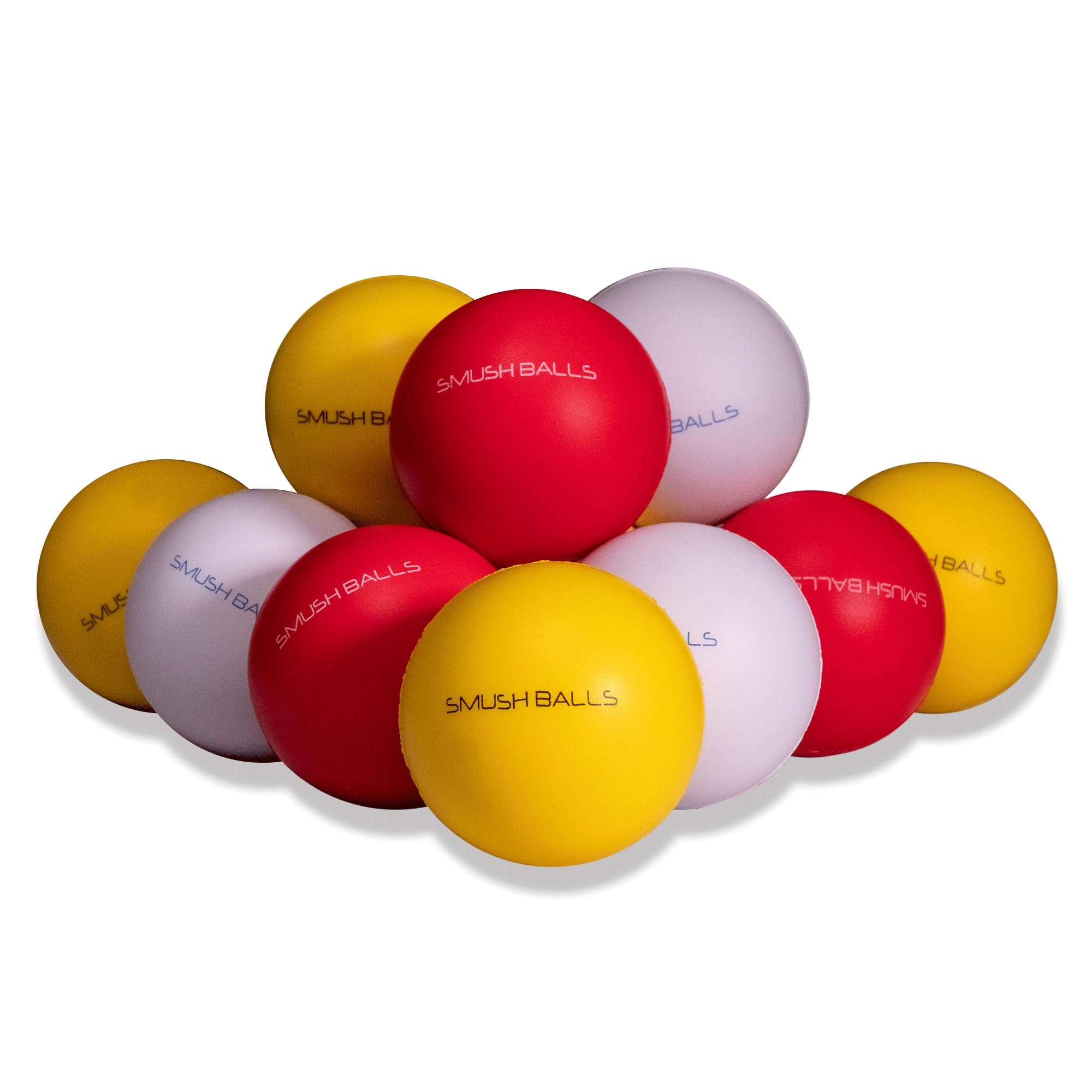 SMUSH BALLS - 12 Pack Ultimate Foam Practice Balls for Baseball & Softball Training | Soft, Safe Batting & Fielding Practice Anywhere | Perfect for Backyard, Indoor, and Team Drills