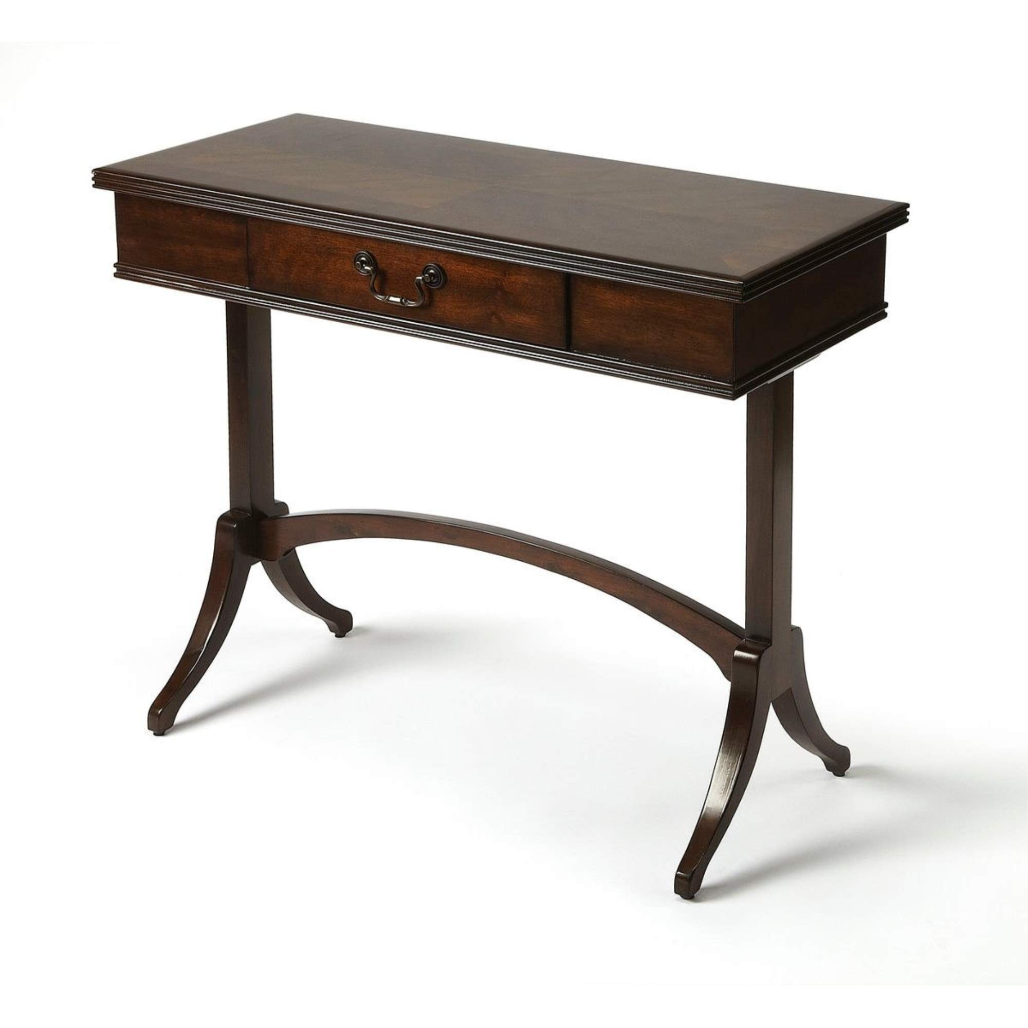 Alta Coffee Writing Desk - Modern Home Office Desk with Storage, Perfect for Small Spaces & Remote Work | Study, Work from Home, Crafting & Office Use