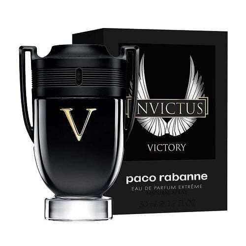 Paco Rabanne Invictus Victory Eau De Parfum Extreme Spray 3.4 Oz for Men - Long Lasting Cologne Tester - Perfect for Night Out, Date Night & Special Occasions