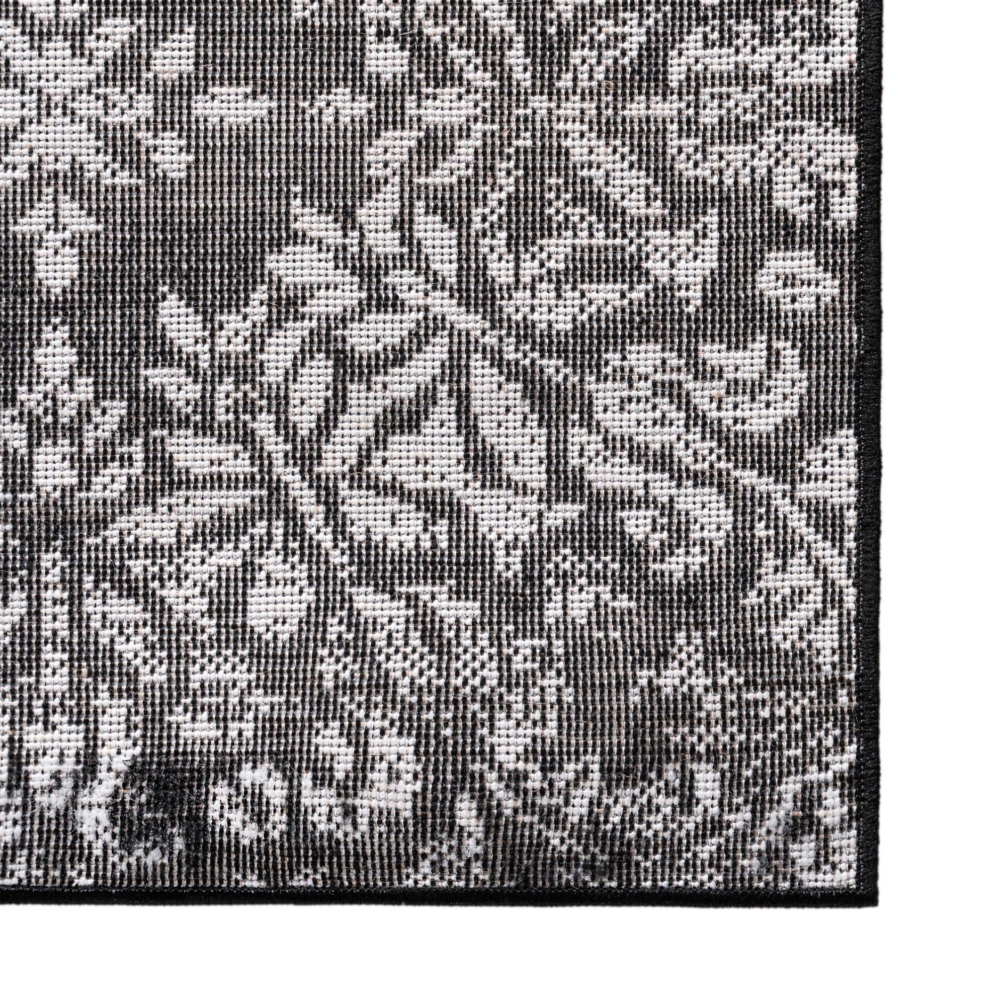 Premium Monte Carlo Collection 6' x 9' Black Area Rug - Soft Medium Pile Living Room Carpet for Home Decor, Bedroom, Dining Room & Open Floor Plans | Durable & Stylish Modern Floor Covering