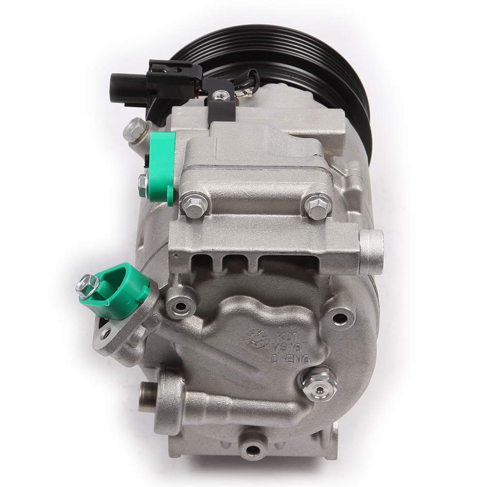 SCITOO AC Compressor with Clutch Compatible for 2006-2011 Hyundai Azera - Replacement Auto Part for Cooling System Repair & AC Maintenance