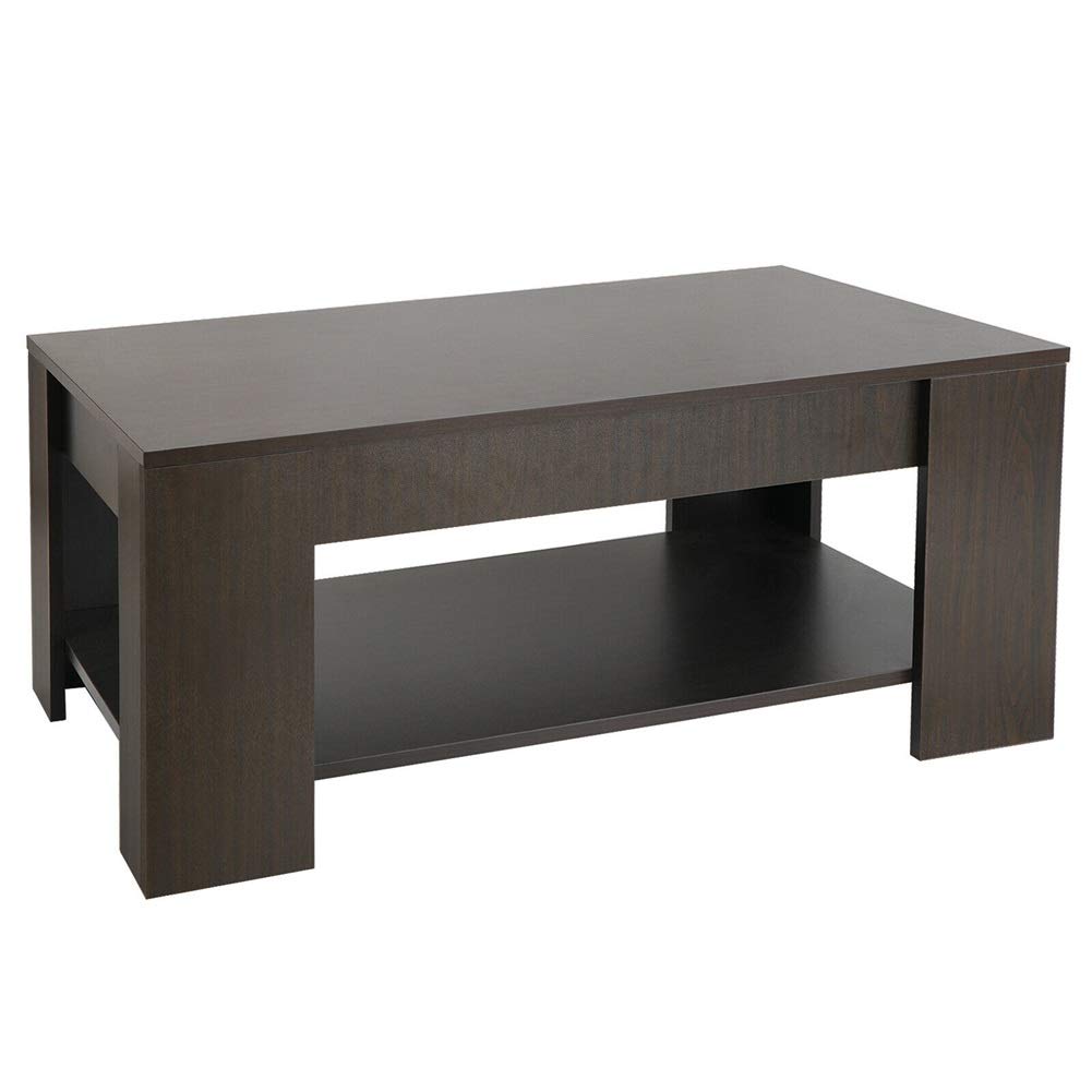 Lift Top Coffee Table with Storage - Living Room Furniture for Small Spaces