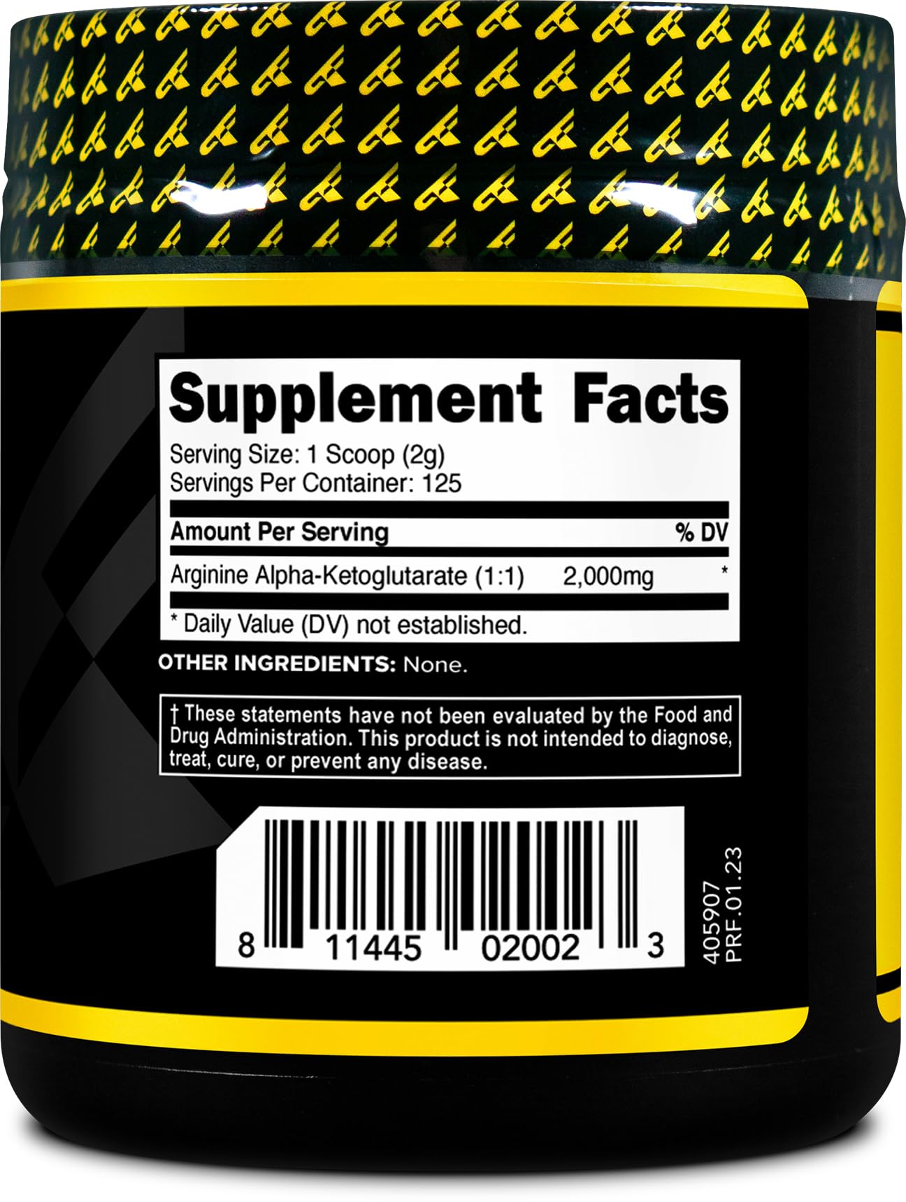 PrimaForce AAKG Arginine Powder 250g - L-Arginine Alpha-Ketoglutarate Pre-Workout Supplement for Muscle Growth & Endurance | Non-GMO, Vegan, Gluten-Free | Ideal for Gym, Bodybuilding & Athletic Performance