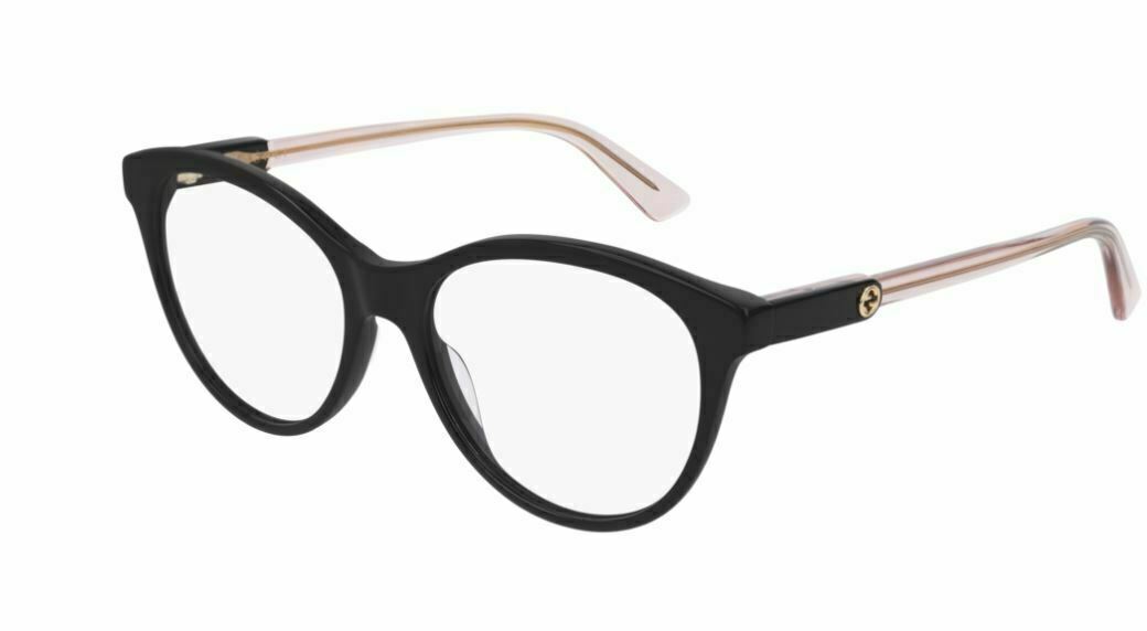 Gucci GG 0486O 004 Black/Transparent Eyeglasses for Men & Women - Luxury Designer Sunglasses with UV Protection - Perfect for Fashion, Outdoor Activities & Driving