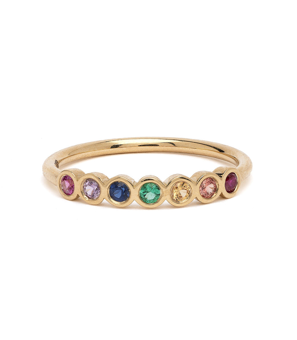Aura Sapphire Unique Eternity Wedding Band - Vintage Inspired Engagement Ring for Women - Perfect for Proposals, Anniversaries & Special Occasions