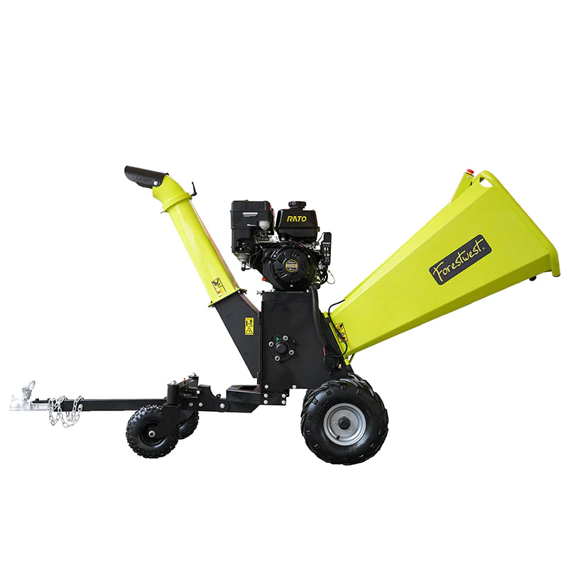 Forestwest 150mm Wood Chipper Shredder - 20HP Petrol Engine with Electric Start (Model BM11062) - Perfect for Garden Waste, Landscaping, and Yard Maintenance