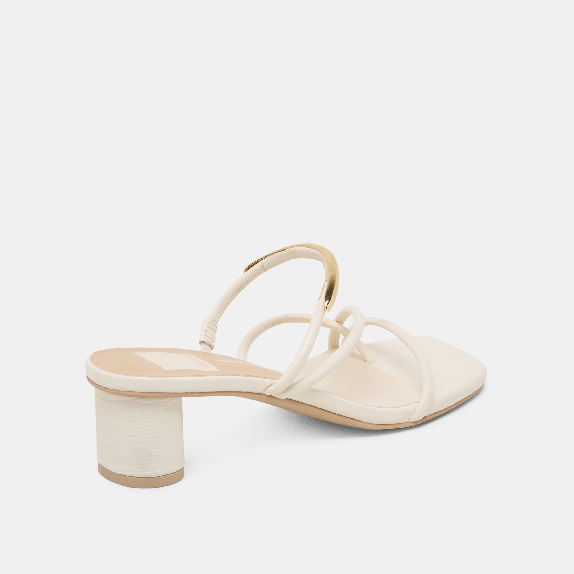 NAIRA HEELS - Off-White Genuine Leather Women's High Heels for Parties, Weddings & Evening Events