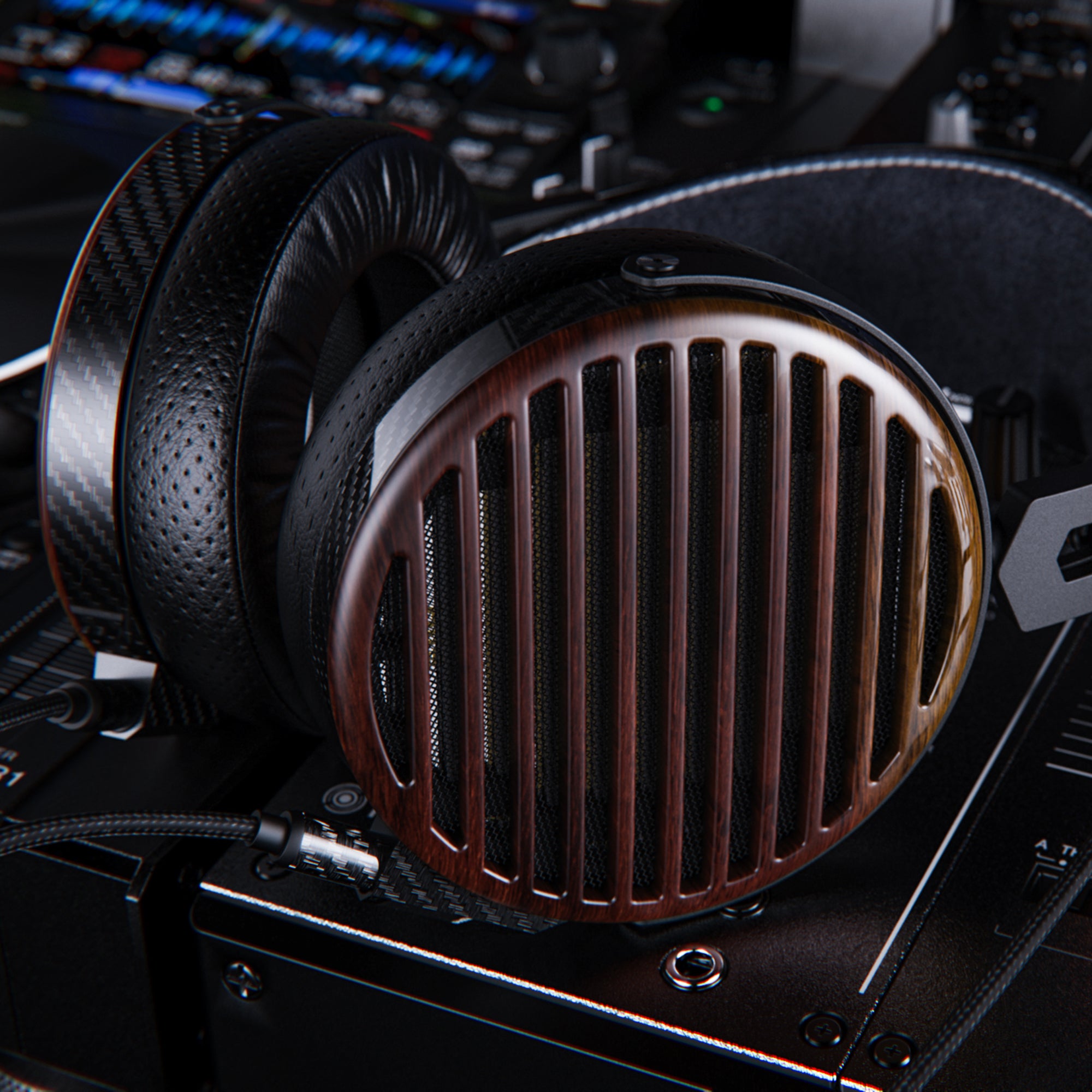 FiiO FT7 Open Back Headphones - High Fidelity Studio Headphones for Audiophiles, Music Lovers & Gaming - Premium Over-Ear Headphones with Wide Soundstage for Home Studio, DJing & Relaxation