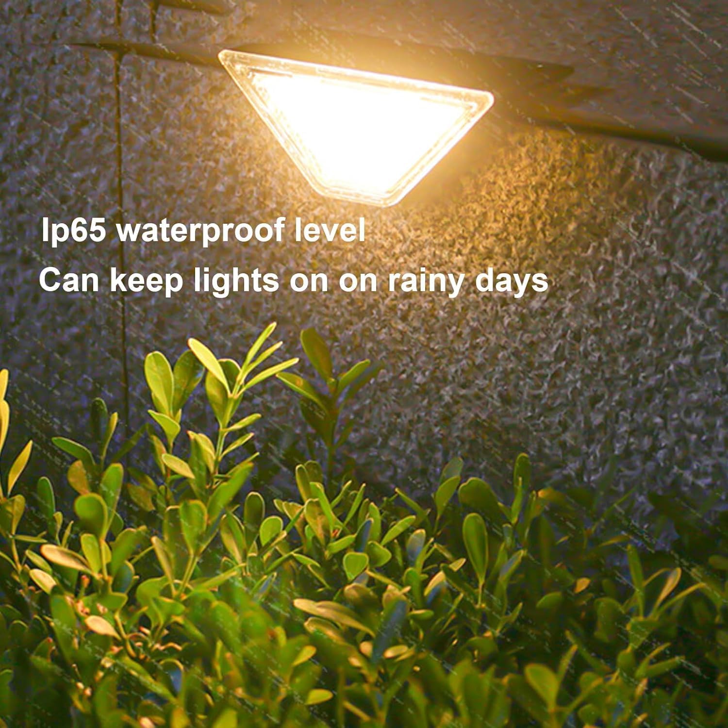 Solar Step Lights for Outdoor Stairs - Waterproof IP67 Triangle Deck Lights with Auto On/Off - Warm White LED for Steps, Yard, Garden, Pathway - Perfect for Patio, Porch, and Landscape Lighting (4 Pack)