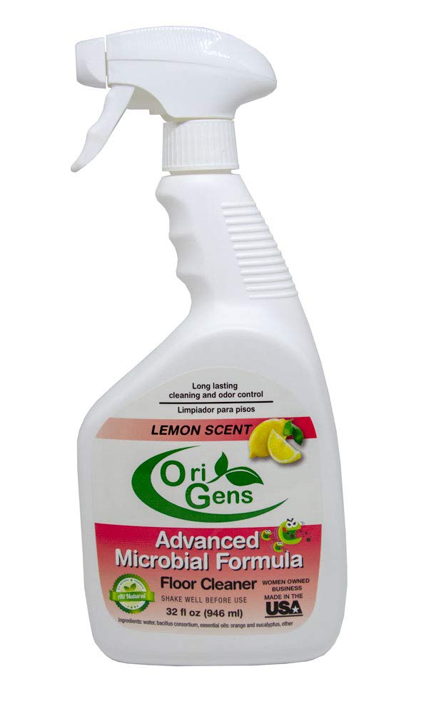 Best Lemon Scented Floor Cleaner for Hardwood & Tile - Powerful Degreaser & Stain Remover - Fresh Citrus Fragrance for Kitchen, Bathroom & Pet Areas
