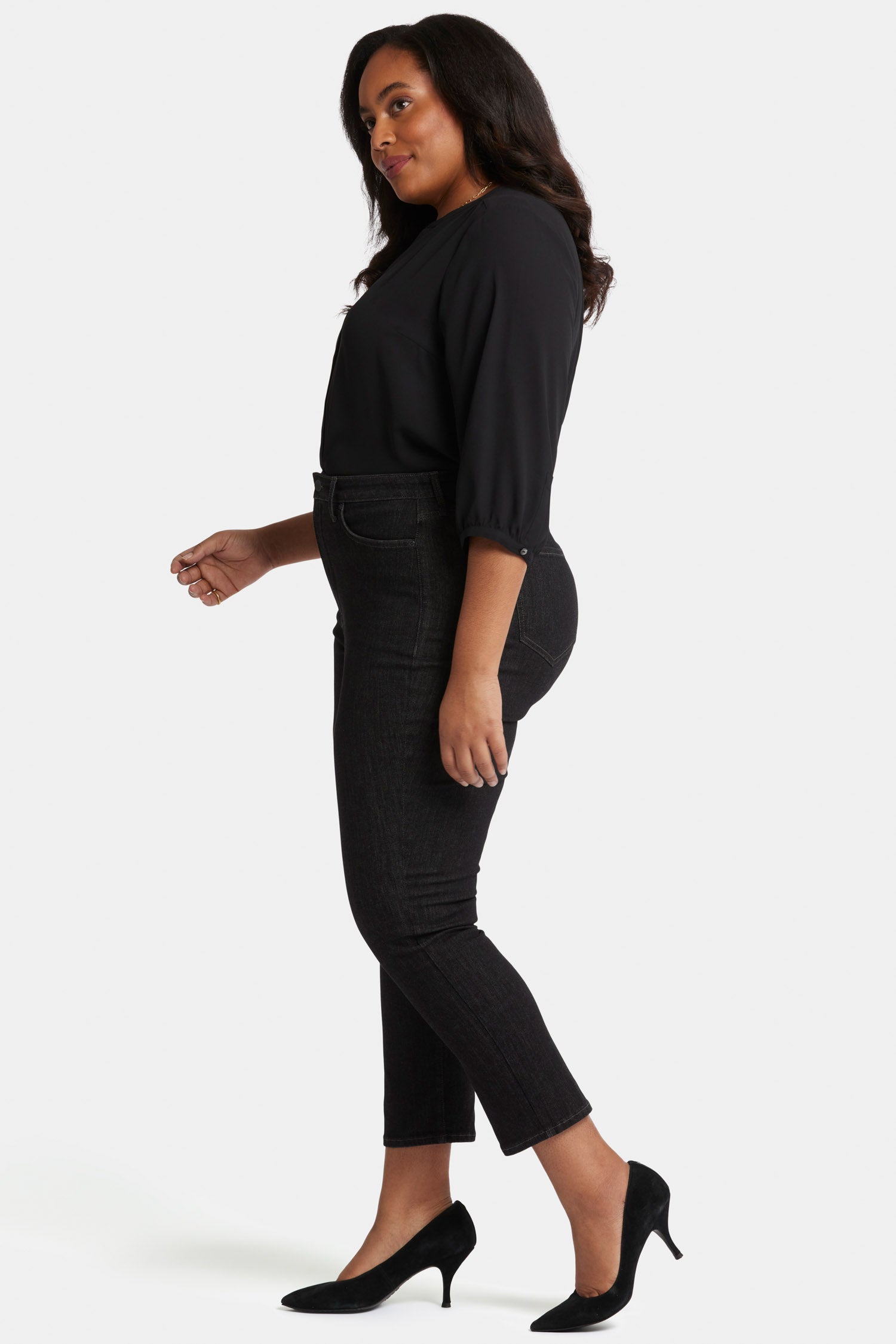 Curve Shaper™ Sheri Slim Ankle Jeans for Women - Plus Size High Waisted Stretch Denim Pants - Perfect for Casual Wear, Work & Date Nights | Gardenranch