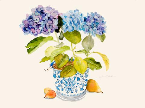 Millicent Krouse Hydrangea Artificial Flowers - Realistic Fake Floral Arrangements for Home Decor, Wedding Centerpieces & Party Decorations