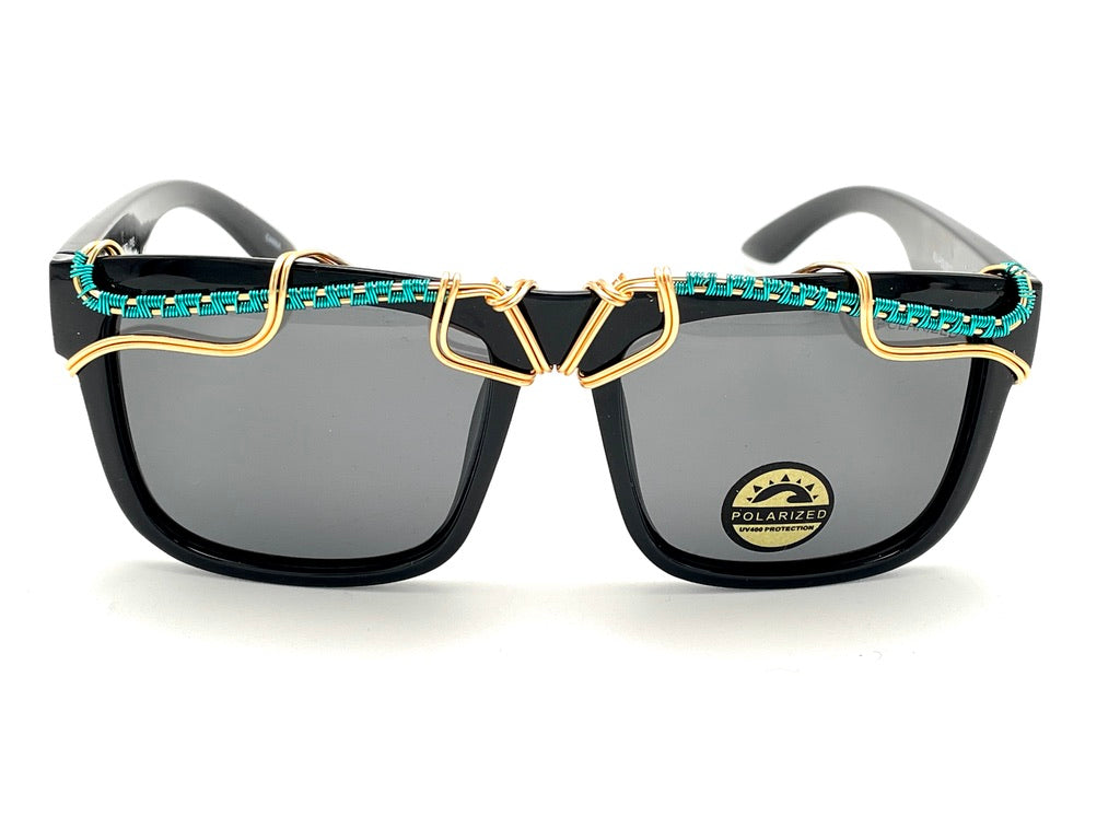 Premium Polarized Kush Black Sunglasses - UV Protection, Lightweight & Stylish for Outdoor Sports, Driving & Beach Activities